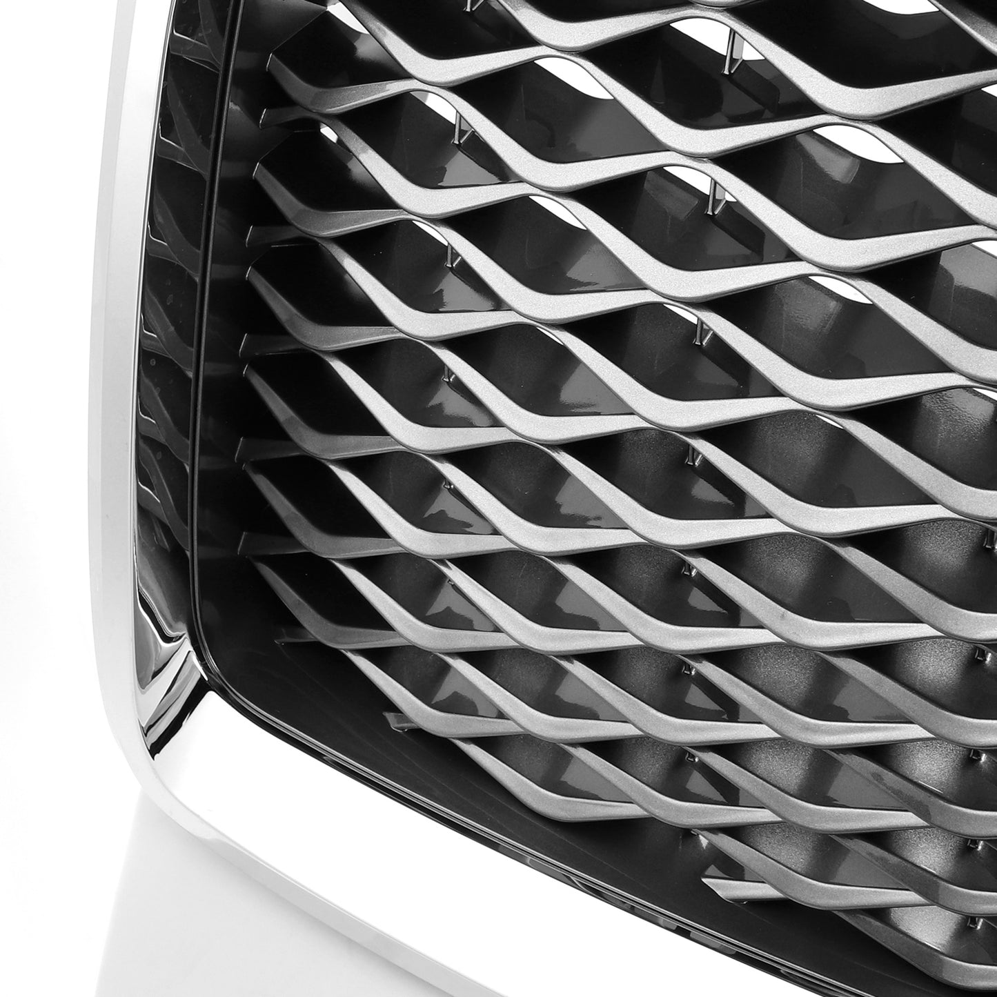 Front Radiator Grille with Emblem & Camera Hole for Infiniti QX80 2018-2022