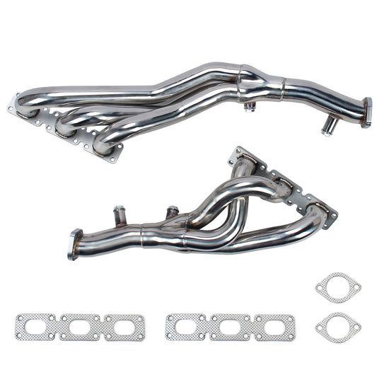 Stainless Exhaust Manifold Headers For BMW E46 E39 Z4 2.5L 2.8L 3.0L L6 2001-06