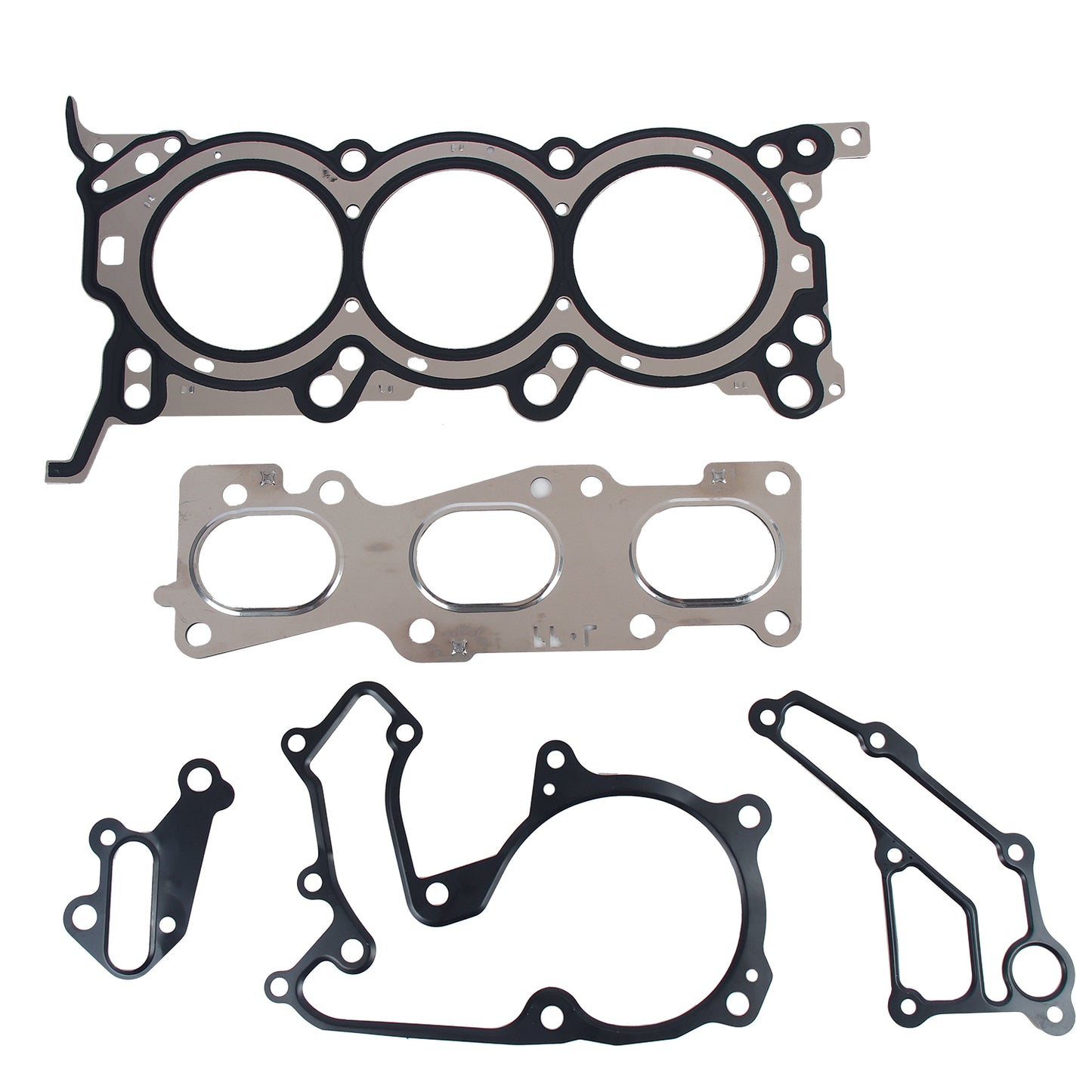 Engine Rebuild Overhaul Kit- Crankshaft/Piston/Timing Chain/Main & Rod Bearings/Engine Valves/Engine Gasket Bolts For 10-16 HYUNDAI Santa Fe XL Azera Veracruz KIA Cadenza Sorento Sedona 3.3L