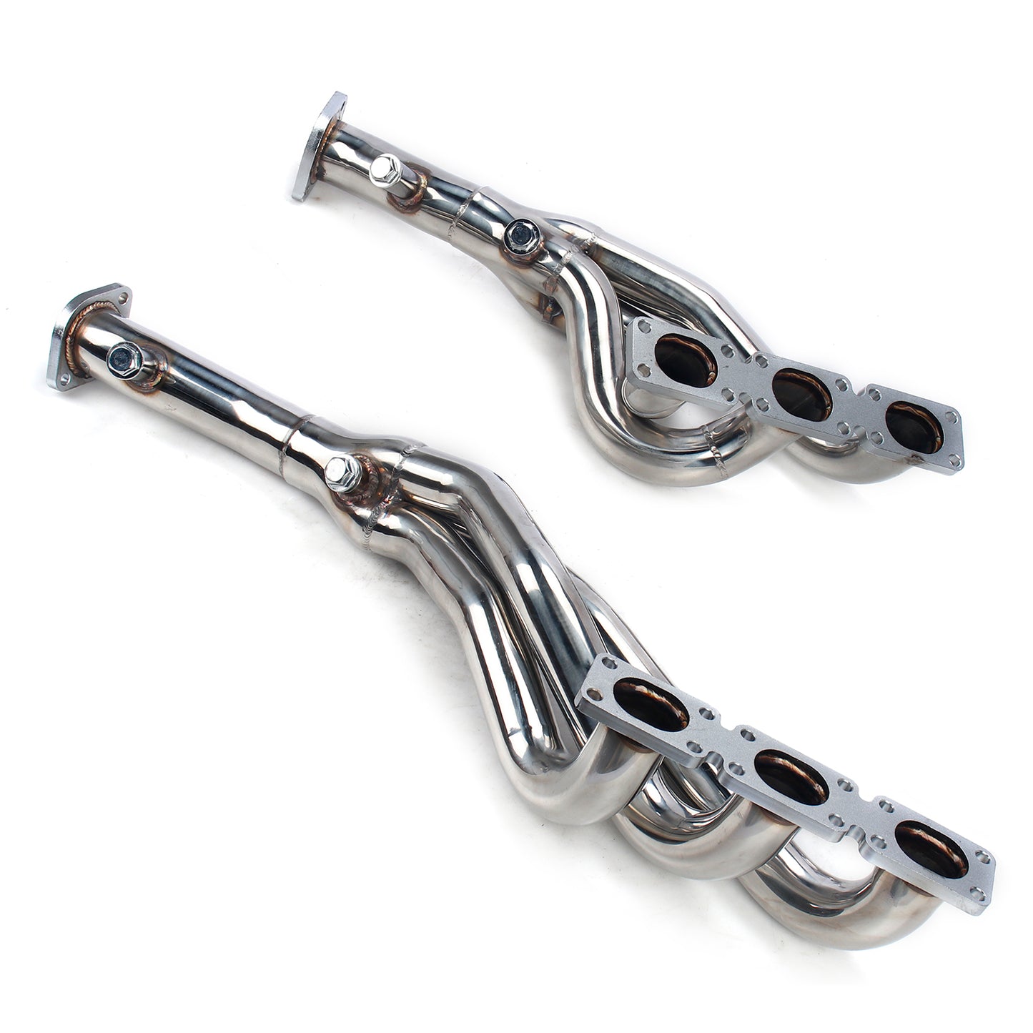 Stainless Exhaust Manifold Headers For BMW E46 E39 Z4 2.5L 2.8L 3.0L L6 2001-06