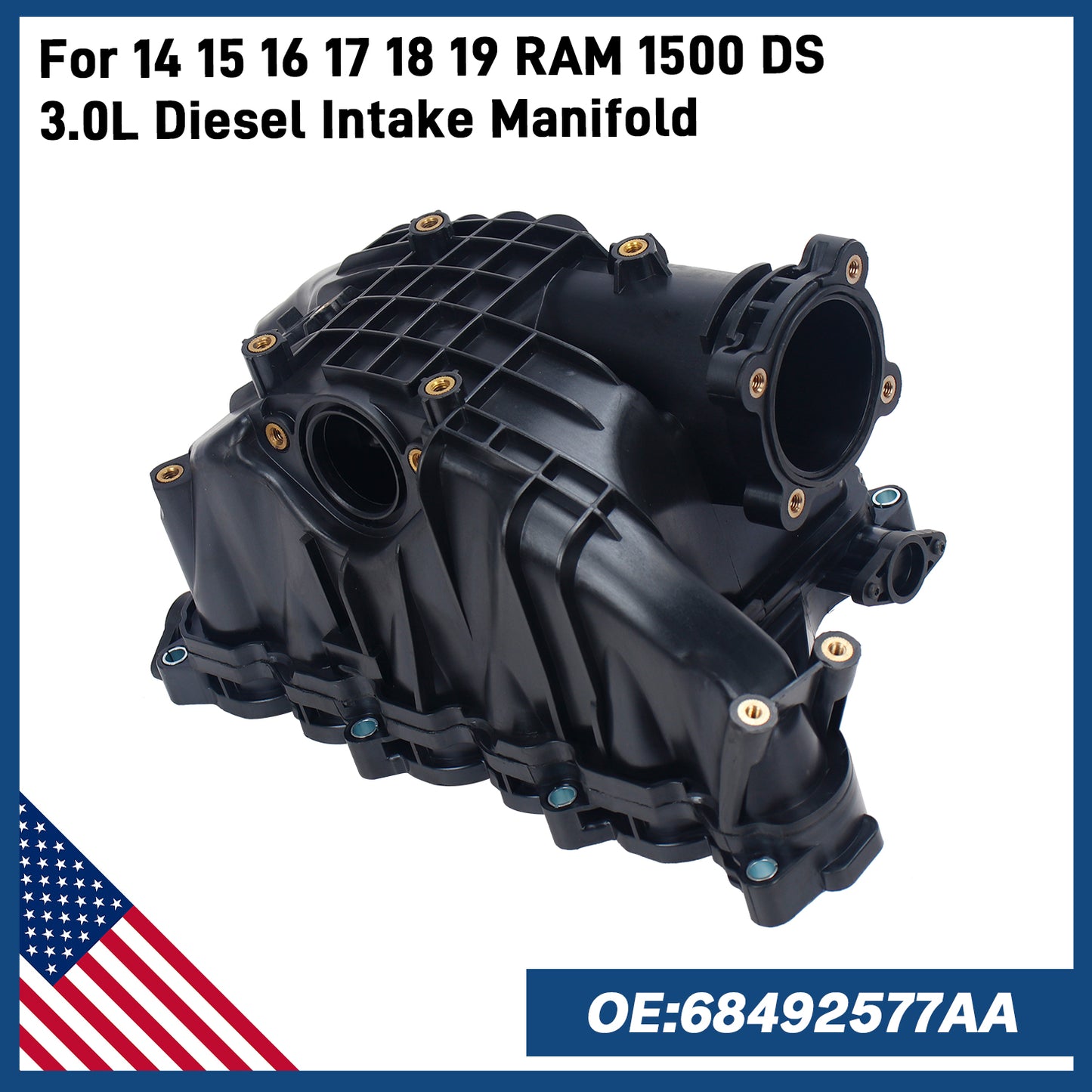 Intake Manifold 68492577AA For 14 15 16 17 18 19 RAM 1500 DS 3.0L Diesel Jeep Grand Cherokee